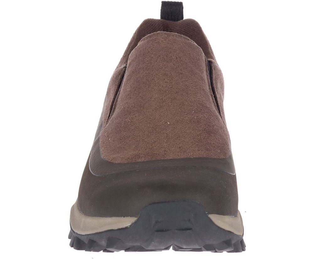 Merrell Boots Brown - Thermo Snowdrift Moc Shell Waterproof - Mens 64RHSZXVE